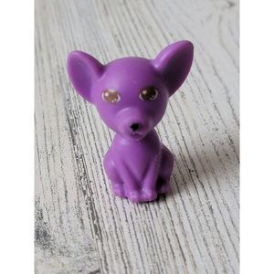 Purple mini Chihuahua puppy dog pet accessory doll toy